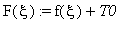 F(xi) := f(xi)+T0