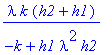 lambda*k*(h2+h1)/(-k+h1*lambda^2*h2)